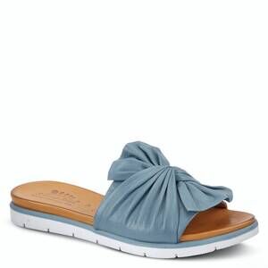 NEW SPRING STEP SHOES women's lavona leather sandal in blue